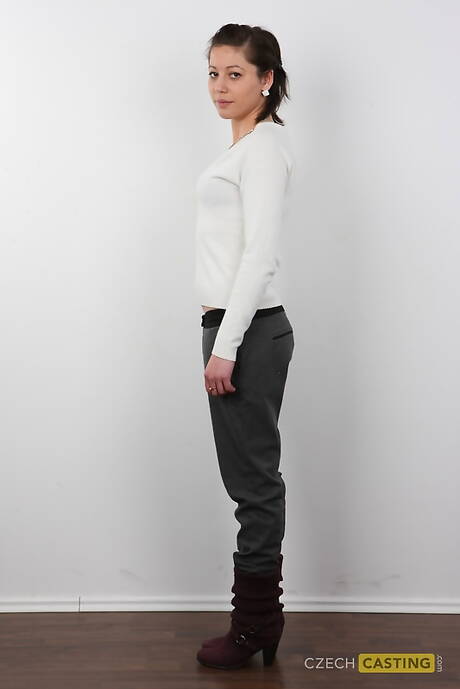 Czech Casting  photo collection featuring Michala demonstrating sexy shape